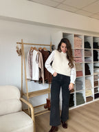 Adèle Ivory Sleeveless Sweater