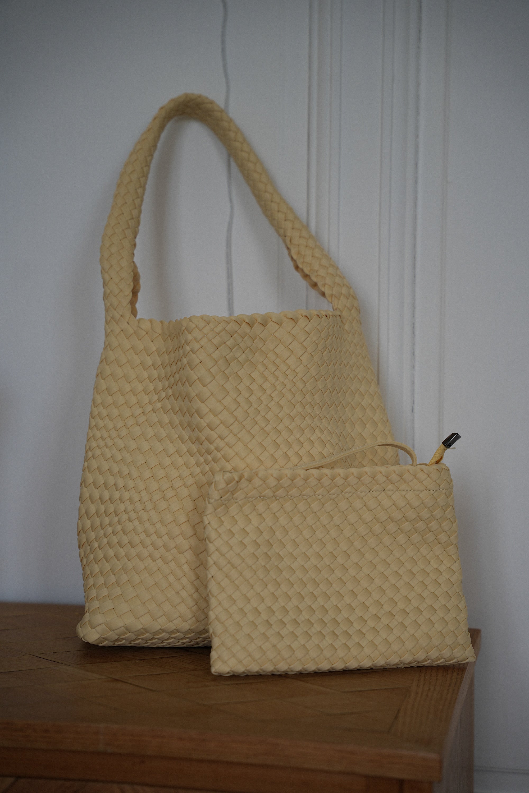 Oliane Braided Bag - Yellow