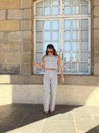 Blue Sailor Striped Trousers
