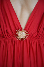 Filipa Sun Dress - Red