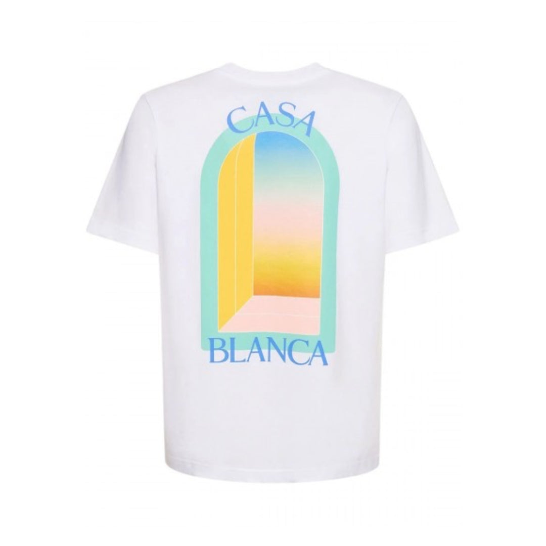 Camiseta L'Arche Gradient Pastel SS23 - Casablanca - Blanco