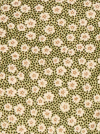 High Cut Swim Blooming Green Floral Briefs