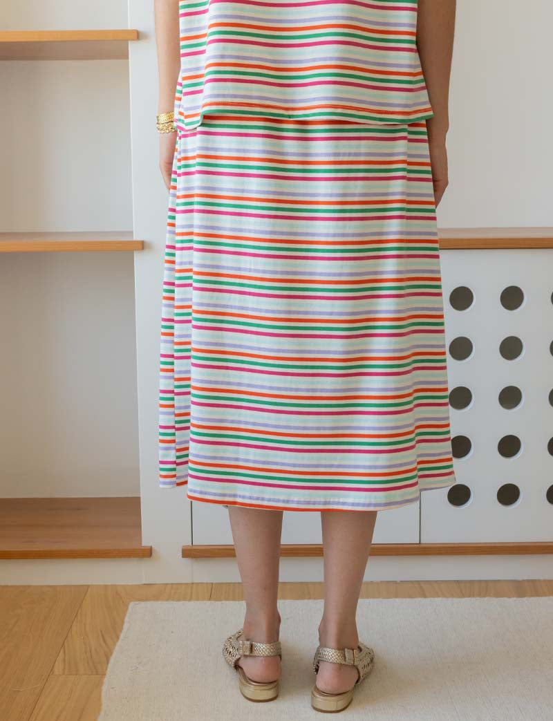 Falda de Rayas Multicolor 2 Yago