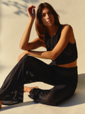 Pantalones de rayas negras