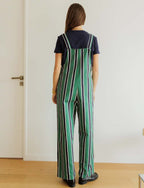 Salopette Blu Navy & Verde Roey