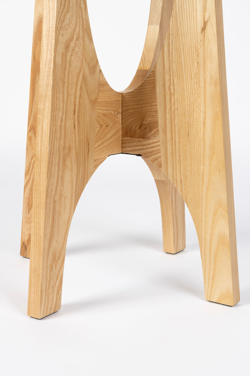 Kobe - Side Table - Glass - Natural/Beige