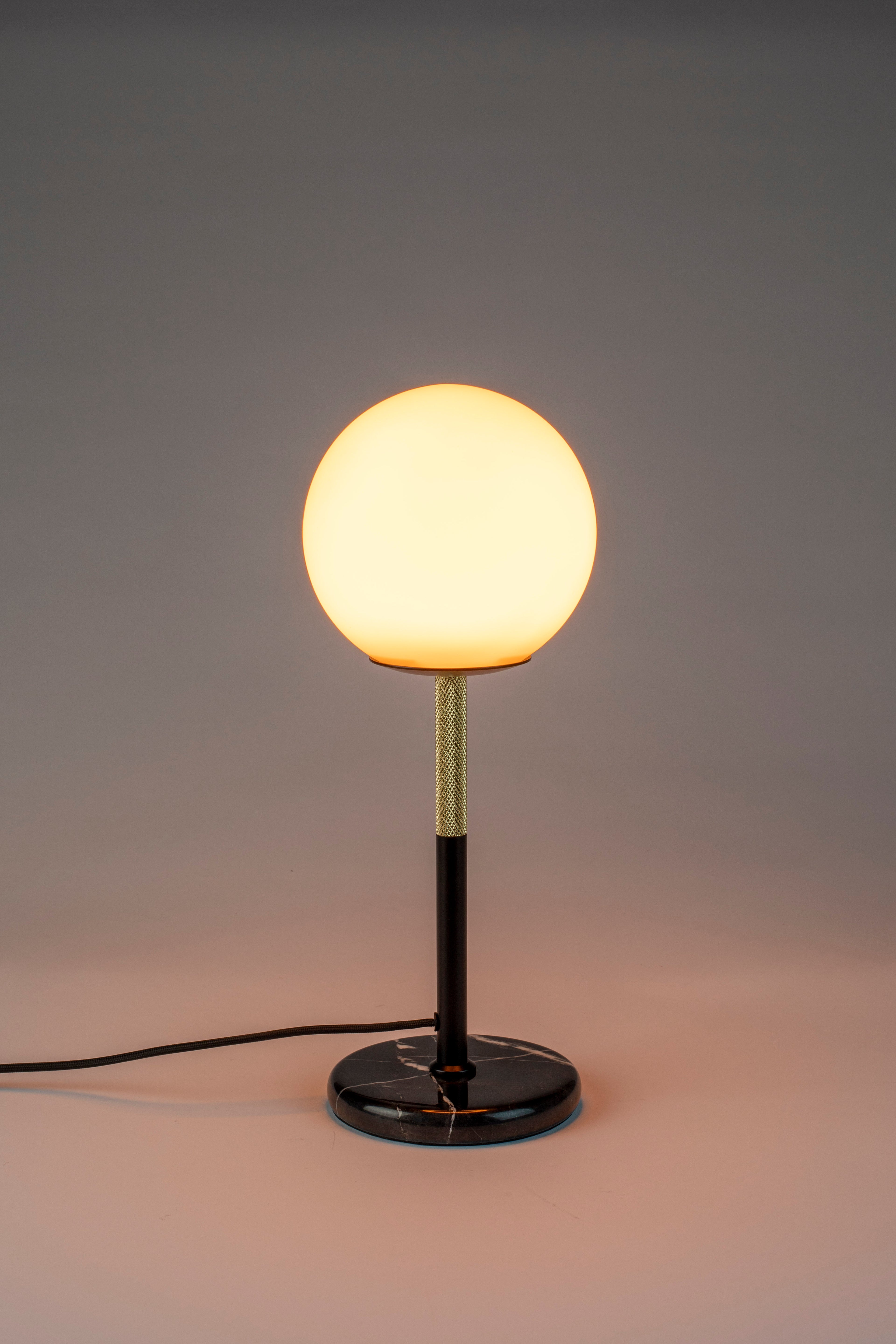 Orion - Table Lamp - Glass - Black/White