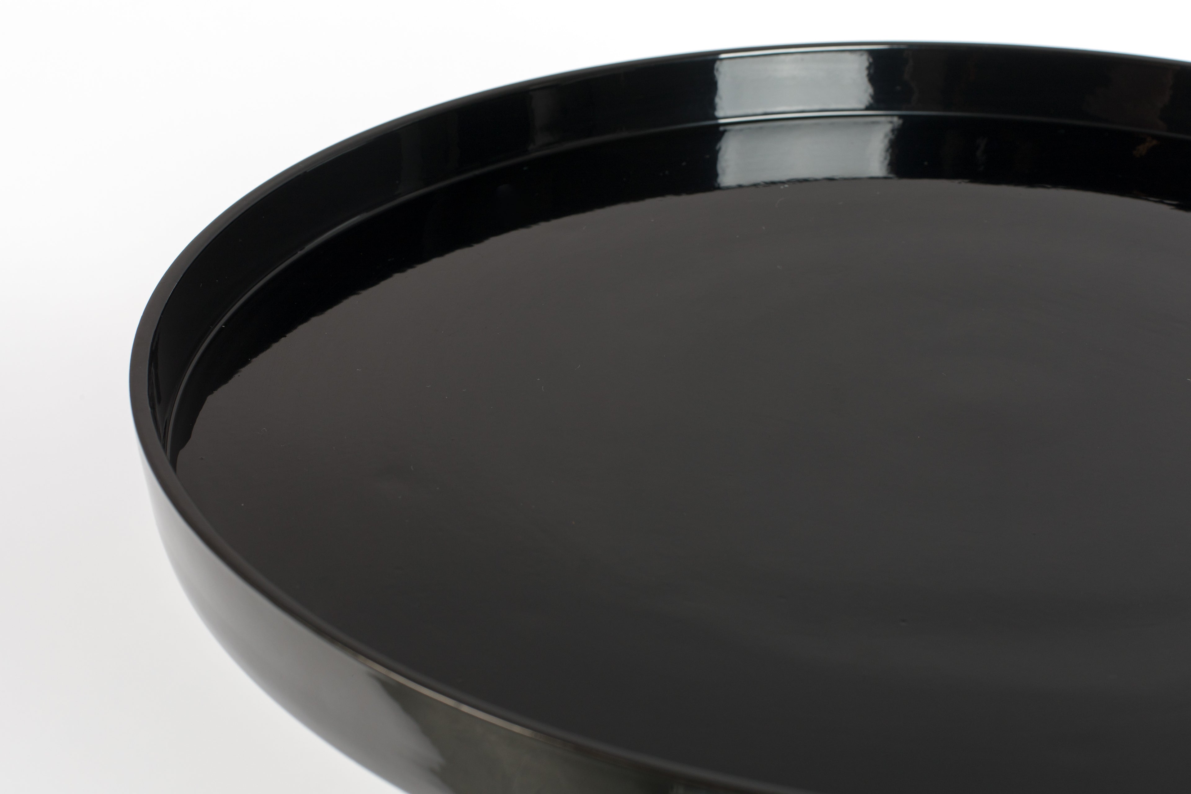 Shiny Bomb - Side Table - Aluminum - Black