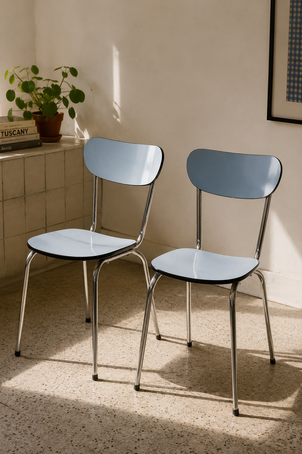 Set of 2 Formica Chairs