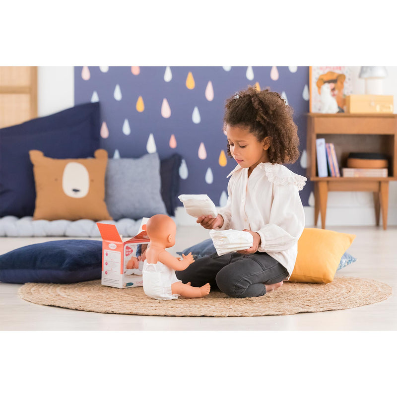 Boîte De 12 Couches Pour Poupon 36 Et 42 Cm