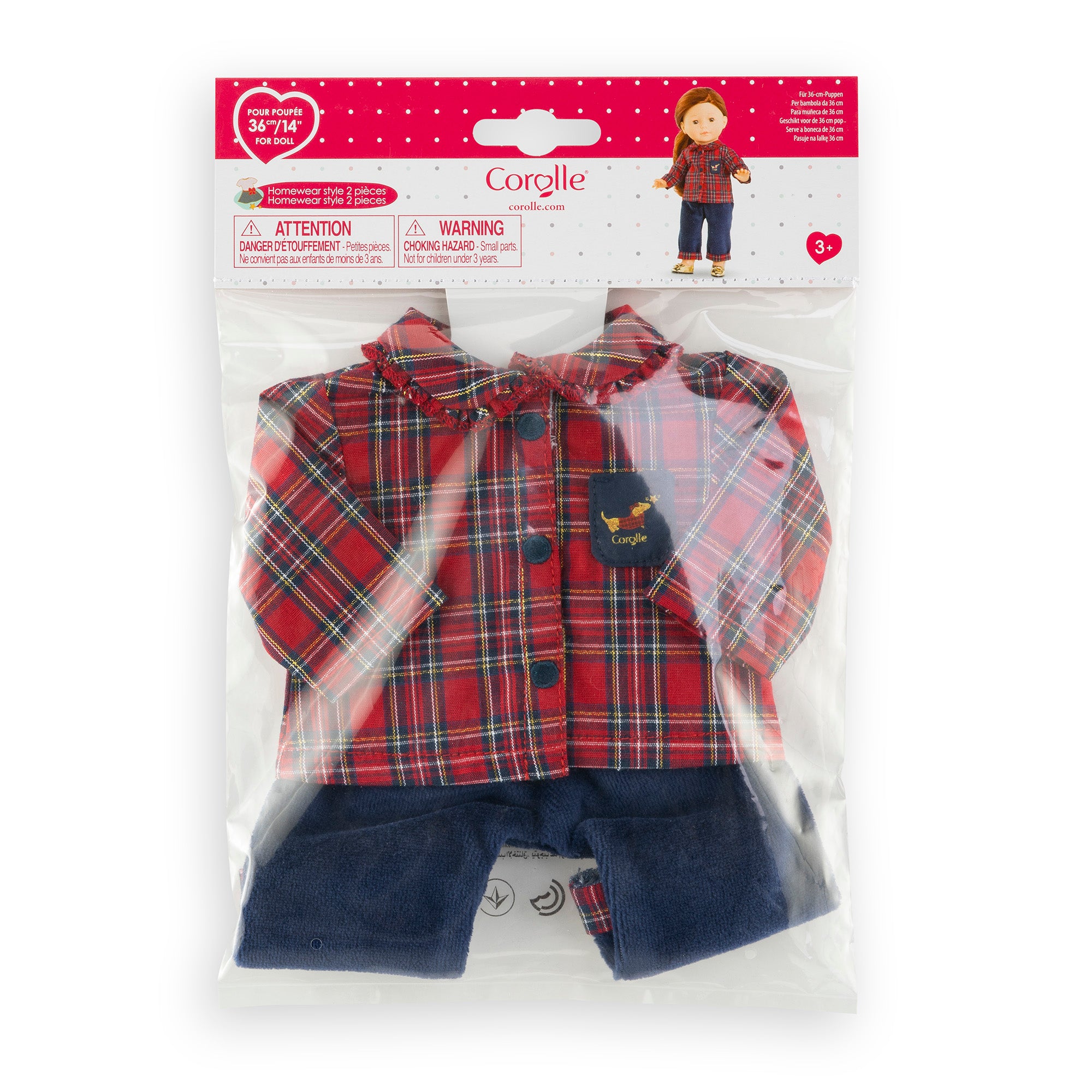 Conjunto Homewear 2 Piezas Corolle En Fêtes Para Muñeca Ma Corolle
