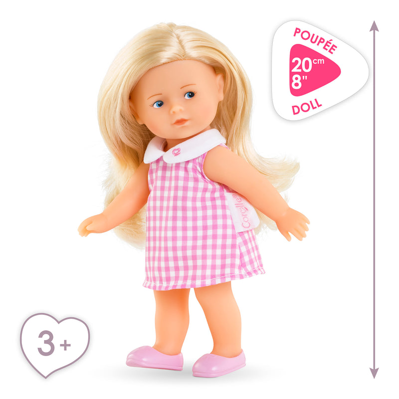 Poupée Mini Corolline Rosy - Vichy