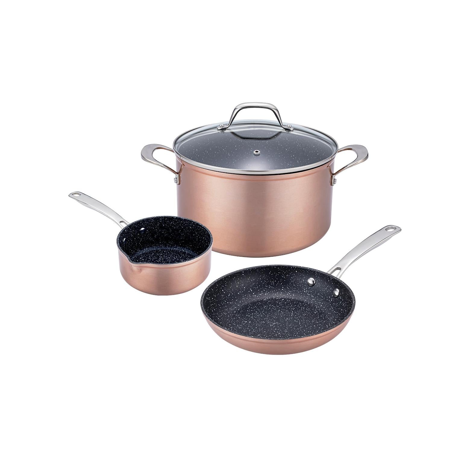 Héritage - 4 Piece Set - Aluminum - Copper