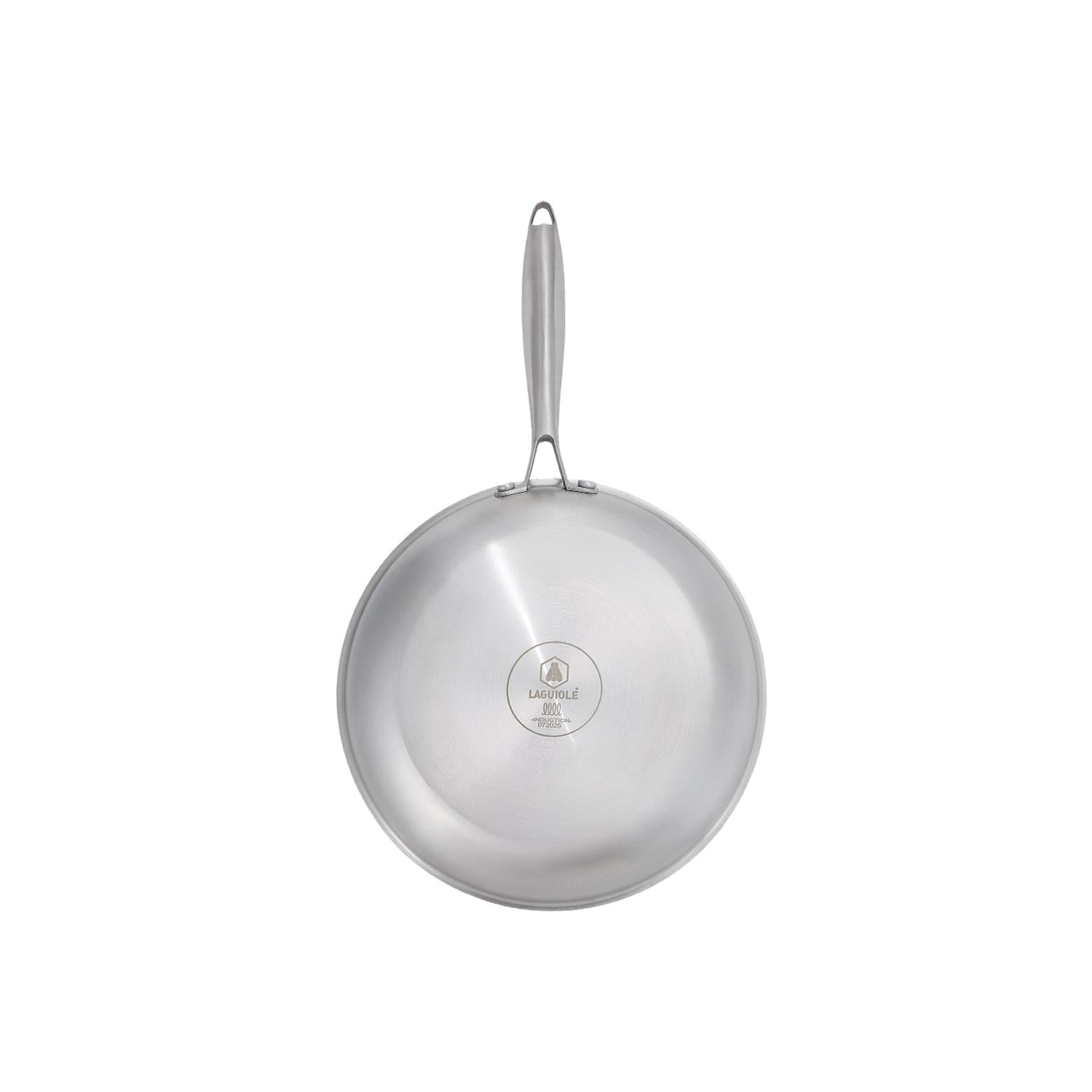 BlackSteel - Sartén - Acero inoxidable Triplex - Plata