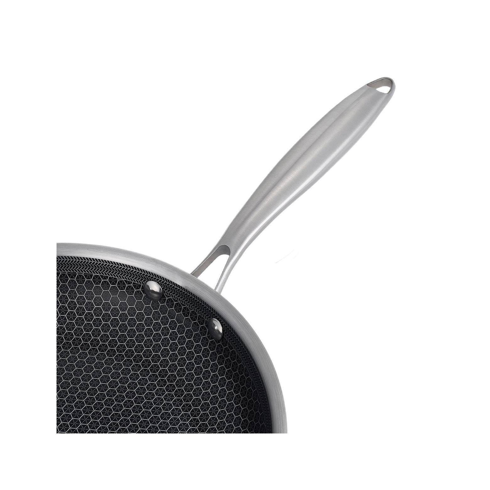 BlackSteel - Sartén - Acero inoxidable Triplex - Plata