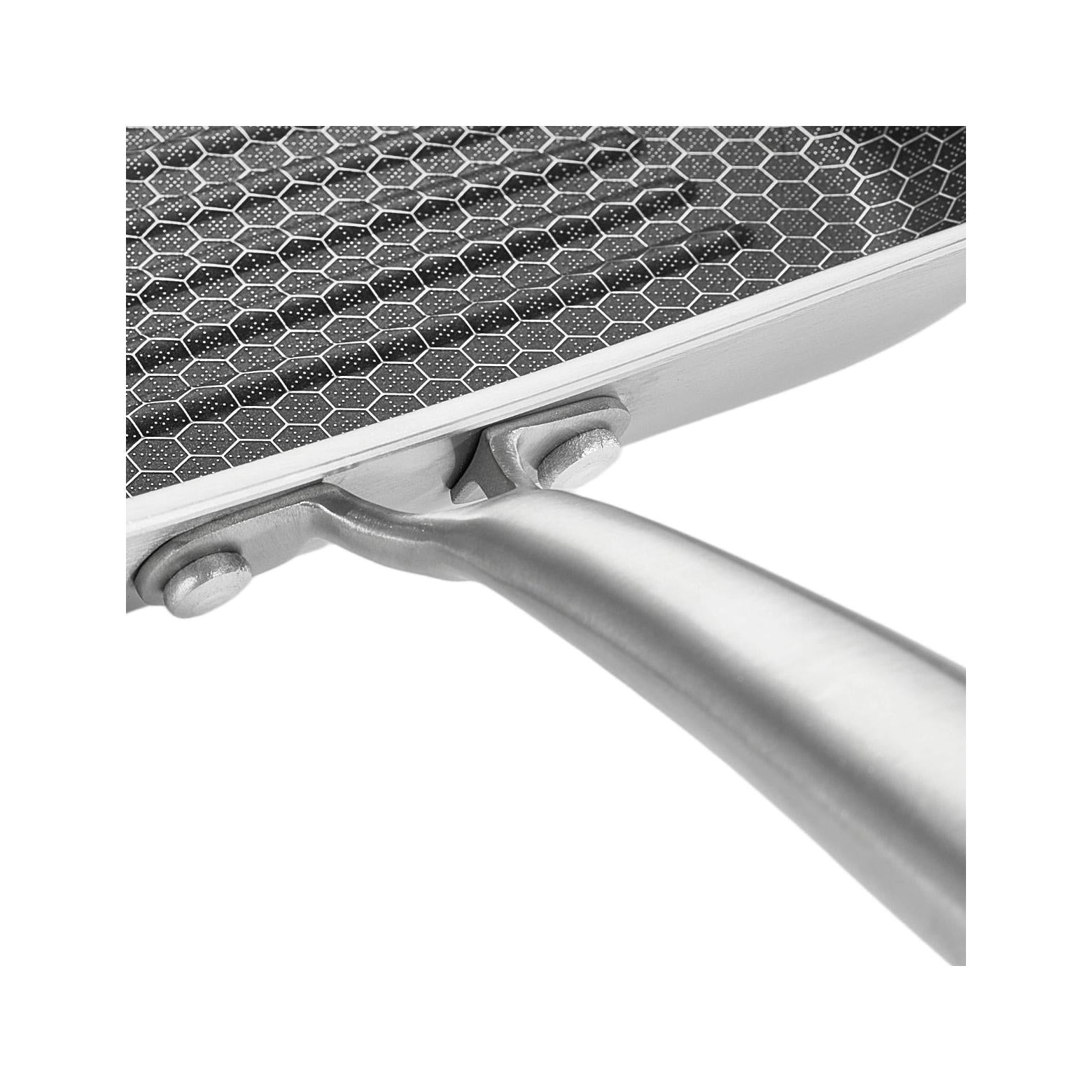 BlackSteel - Grill - Triplex Stainless Steel - Silver