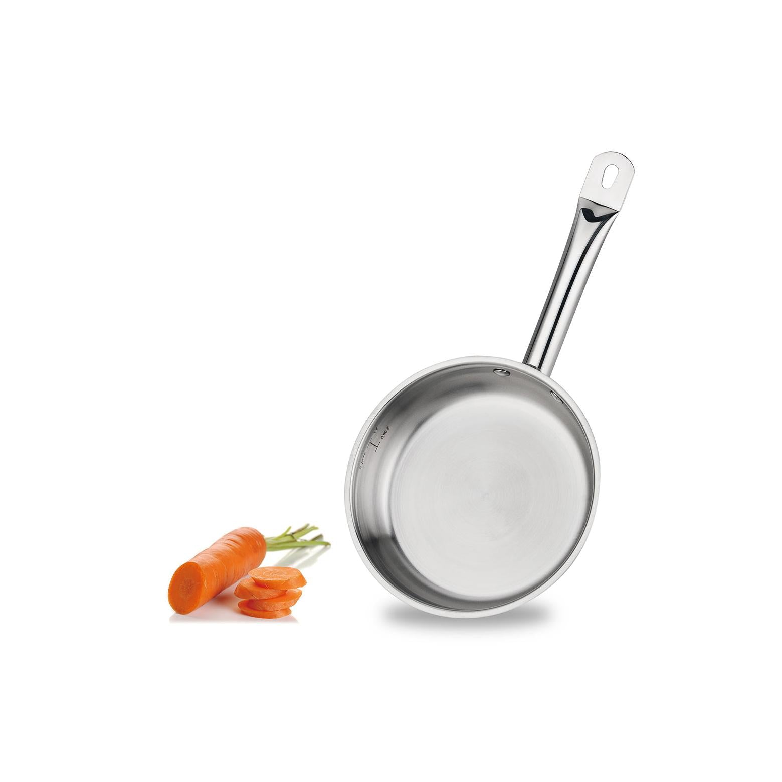 Sartén - Acero inoxidable - Plata