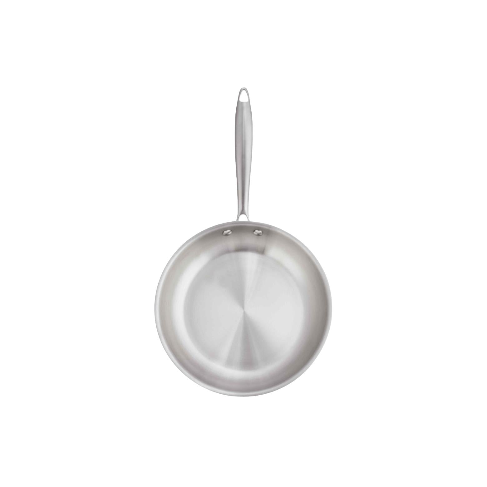 Frying pan - Triplex stainless steel - Silver
