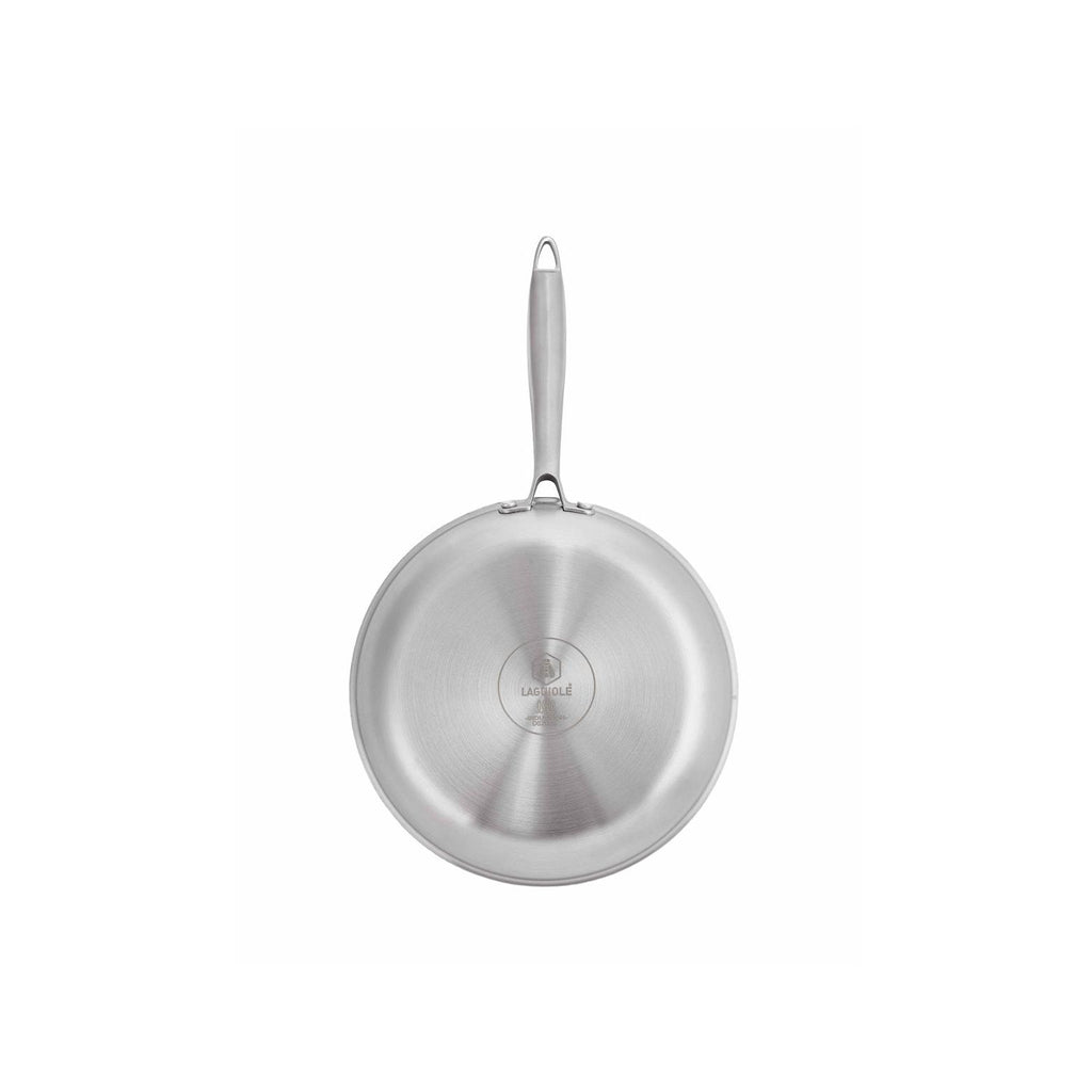 Frying pan - Triplex stainless steel - Silver