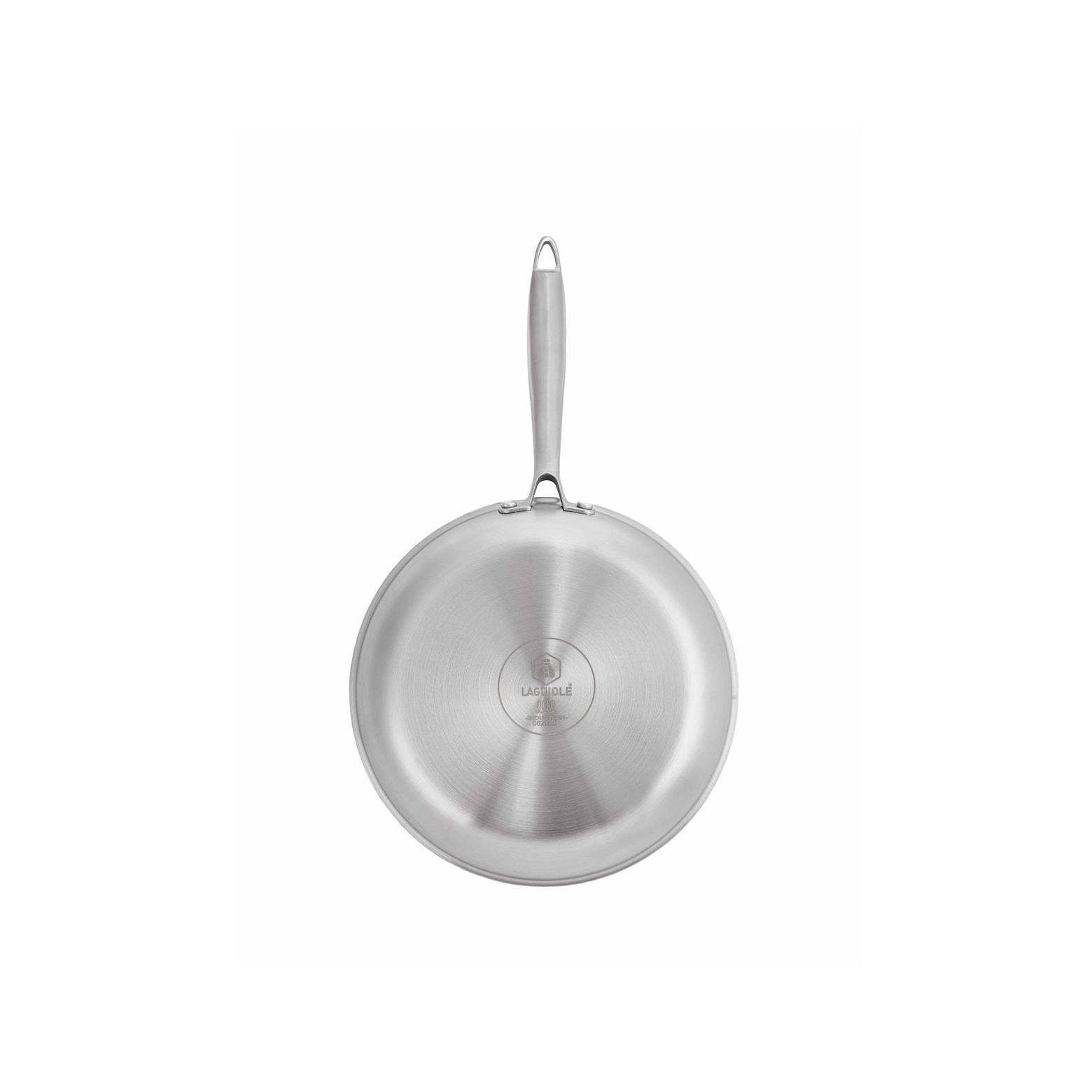 Frying pan - Triplex stainless steel - Silver