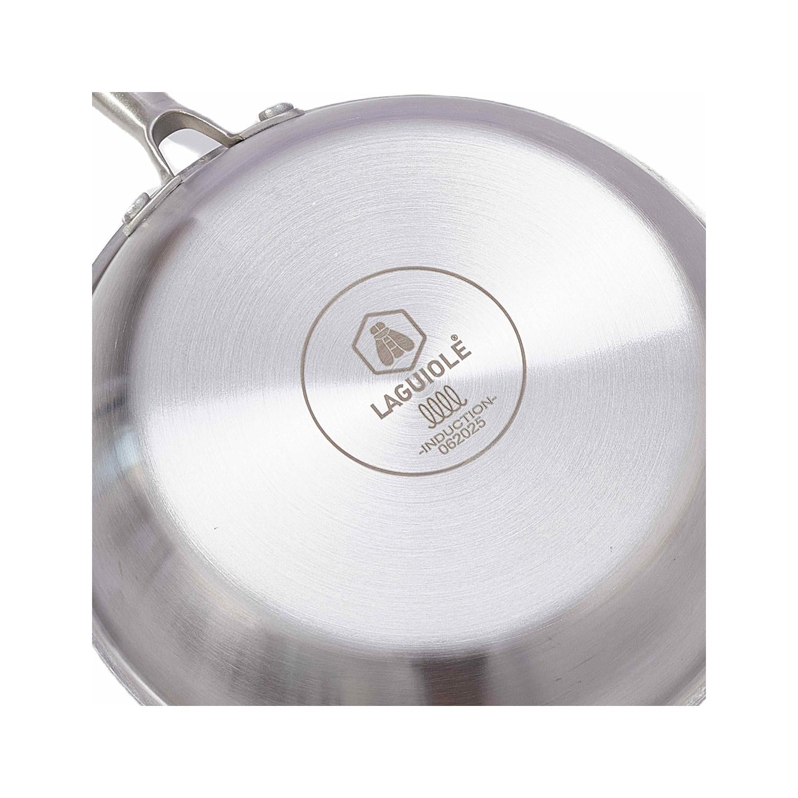Frying pan - Triplex stainless steel - Silver