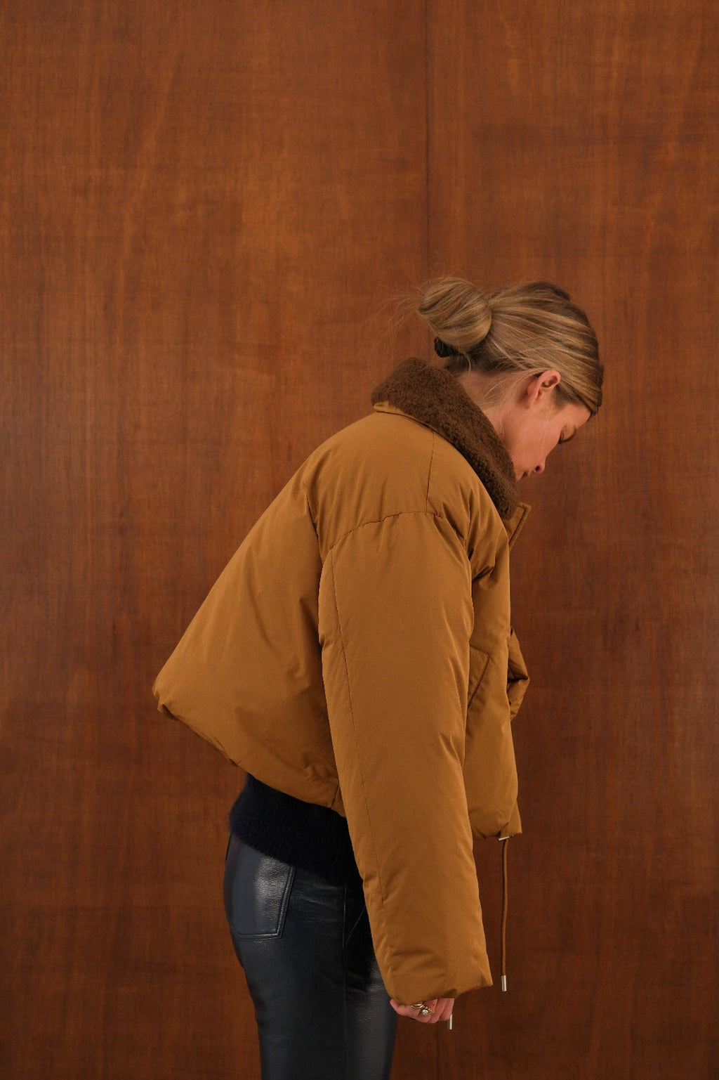 Anaïs Camel Puffer Jacket