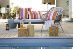Cushion Cover - Printed Polyester + Coating - Bianca - Fire