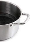 24Cm Triplex 'Blacksteel' Stockpot - Silver