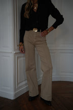 Jean Droit Moka - Beige