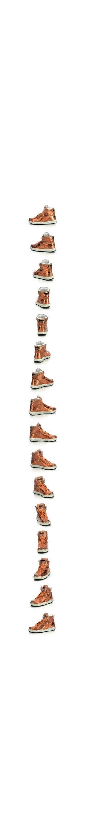 Sneakers Haut Mi Baske Met Us - Coral Rose - Mixte