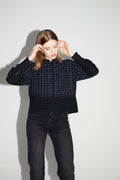 Tilda Gingham Tie And Dye Shirt Made In Italy