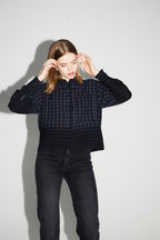 Tilda Gingham Tie And Dye Shirt Made In Italy