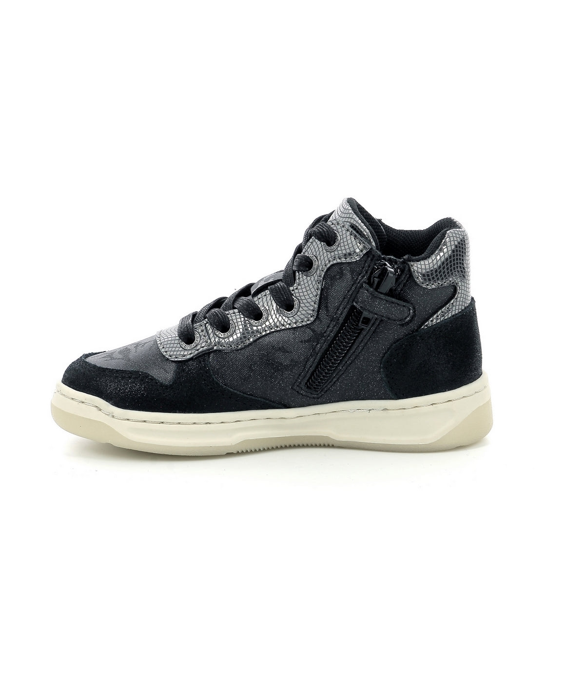 Zapatillas Altas Kicklax - Negro - Niño