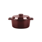 MasseIron - Round Casserole - Enameled Cast Iron - Merlot