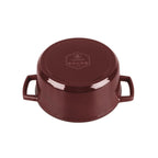 MasseIron - Round Casserole - Enameled Cast Iron - Merlot