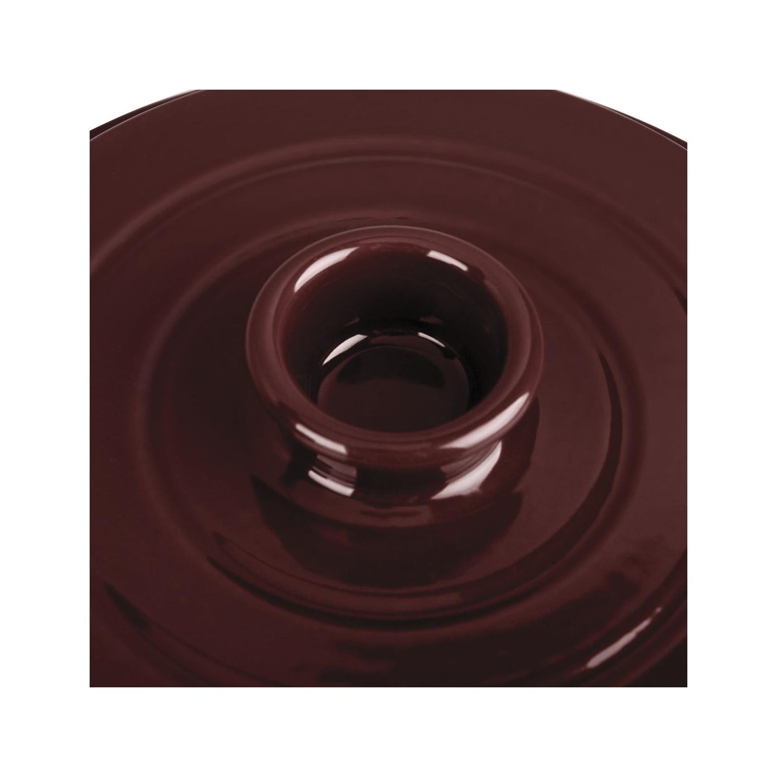 MasseIron - Round Casserole - Enameled Cast Iron - Merlot