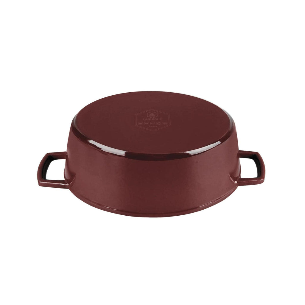 MasseIron - Oval Casserole - Enameled Cast Iron - Merlot