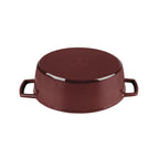 MasseIron - Oval Casserole - Enameled Cast Iron - Merlot