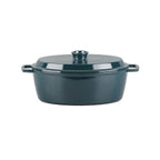 MasseIron - Oval Casserole - Enameled Cast Iron - Emerald