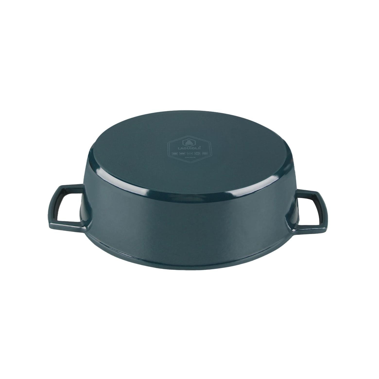 MasseIron - Oval Casserole - Enameled Cast Iron - Emerald