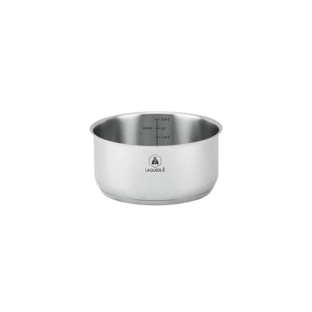 Reagent - Set of 3 Removable Pans - Stainless Steel - Silver