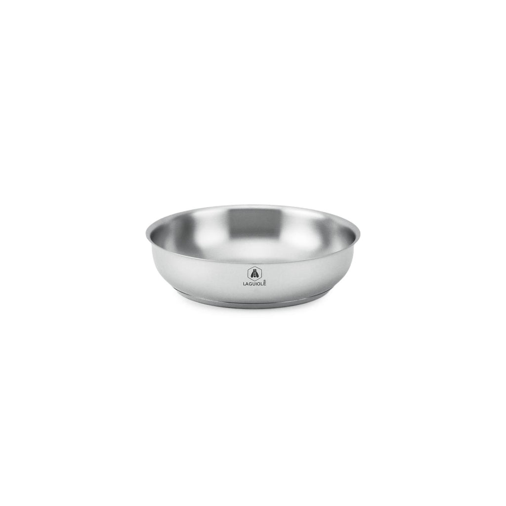 Réactif - Set of 3 Removable Frying Pans - Stainless Steel - Silver