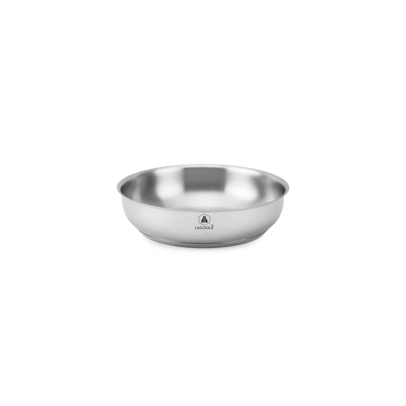 Réactif - Set of 3 Removable Frying Pans - Stainless Steel - Silver