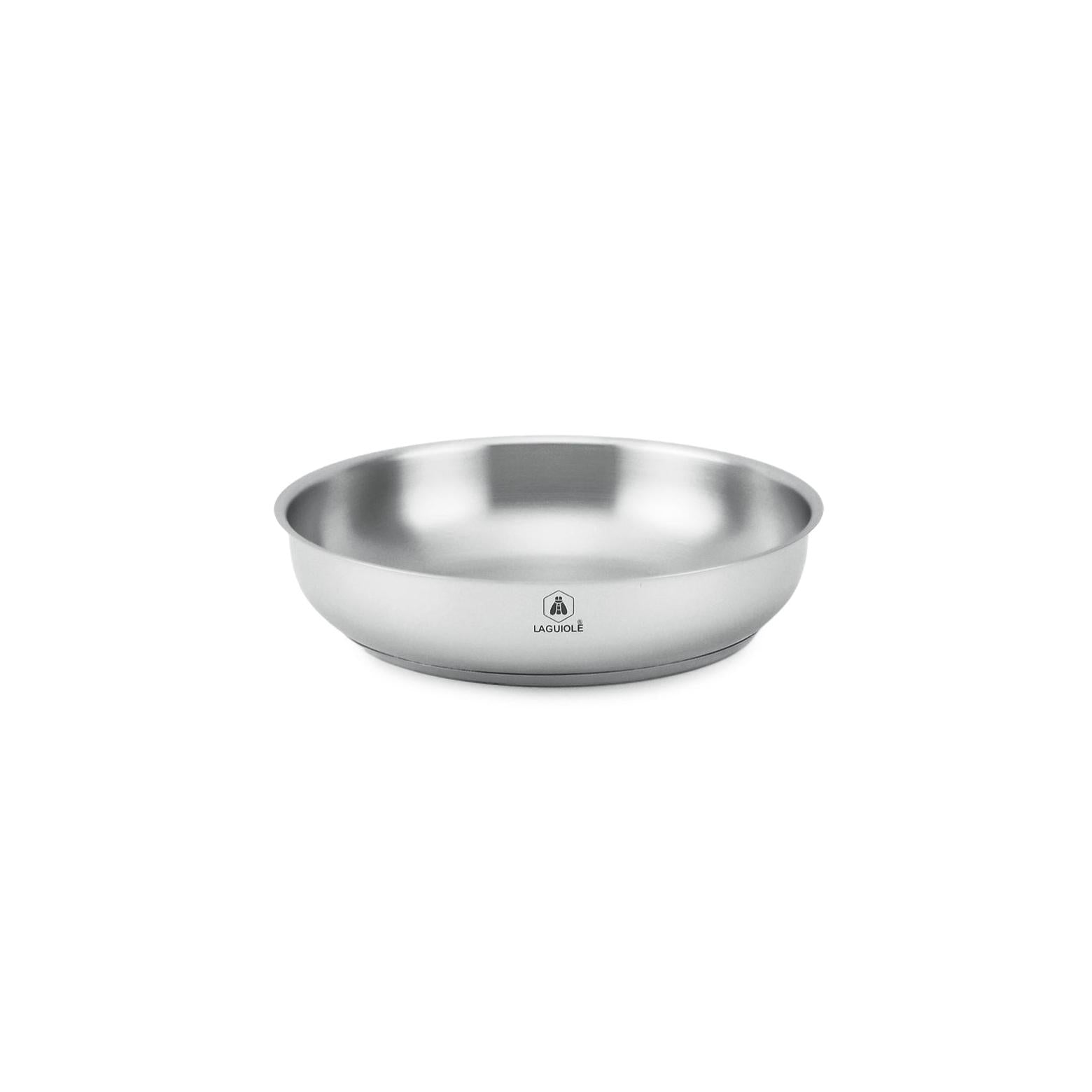 Réactif - Set of 3 Removable Frying Pans - Stainless Steel - Silver