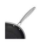 BlackSteel - Lot De 2 Poêles - Inox Triplex - Argenté