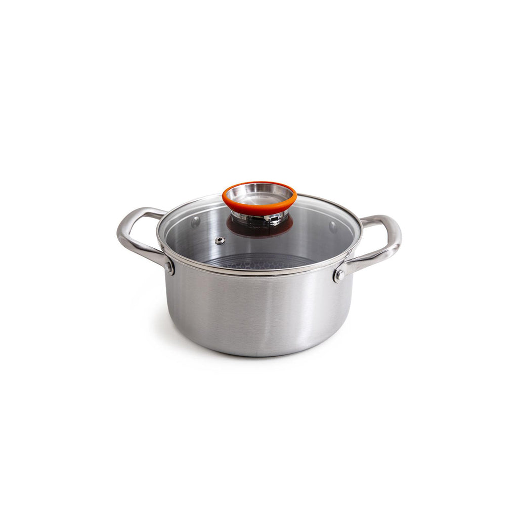 BlackSteel - 10 Piece Set - Triplex Stainless Steel - Silver