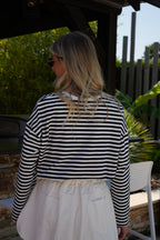 Tylen Long Sleeve T-Shirt - Navy
