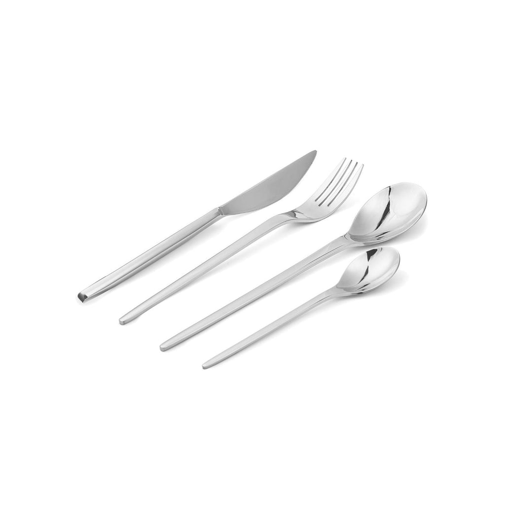 Jonquille - 24 Piece Cutlery Set - Stainless Steel - Silver
