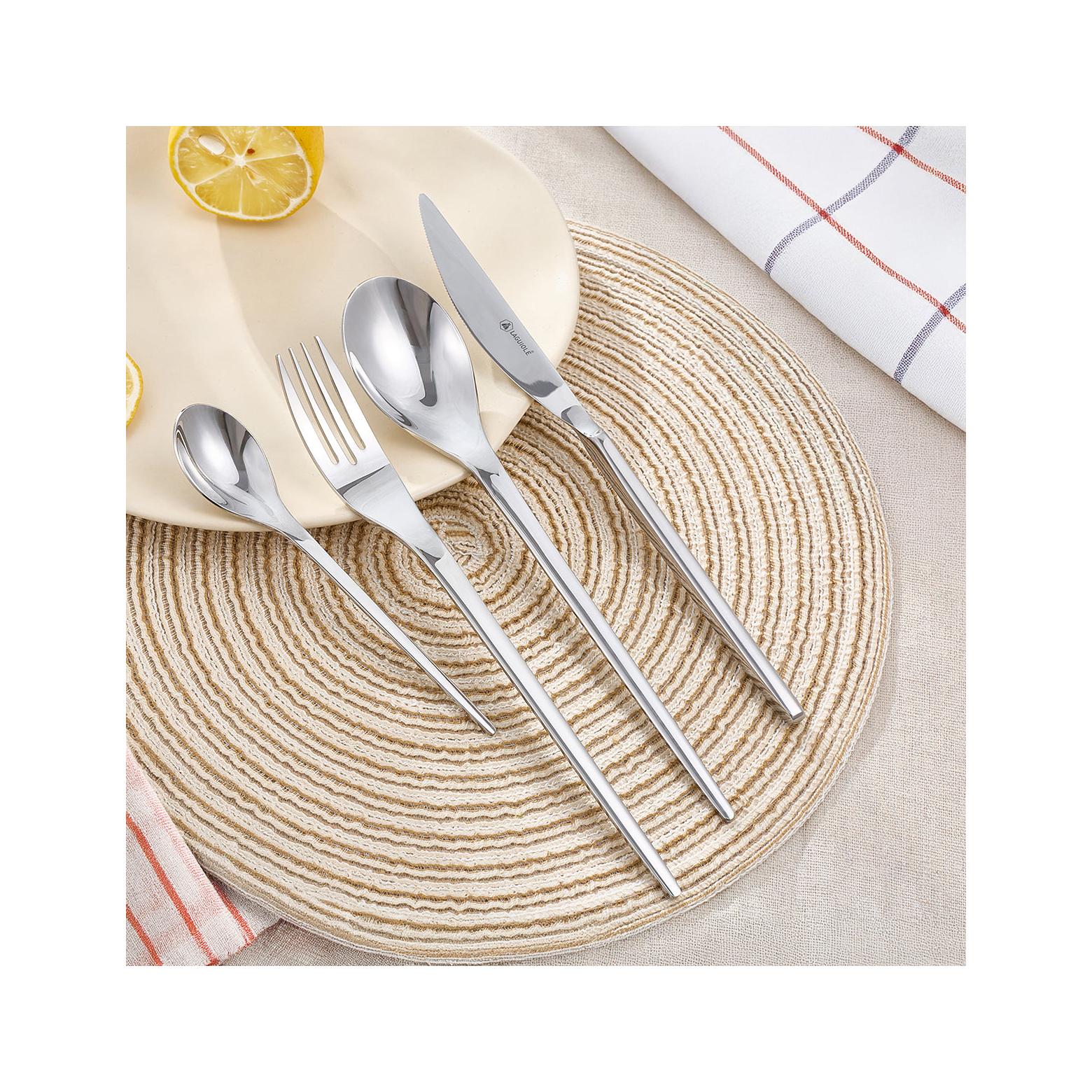 Jonquille - 24 Piece Cutlery Set - Stainless Steel - Silver