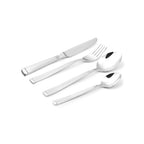 Iris - 24 Piece Cutlery Set - Stainless Steel - Silver